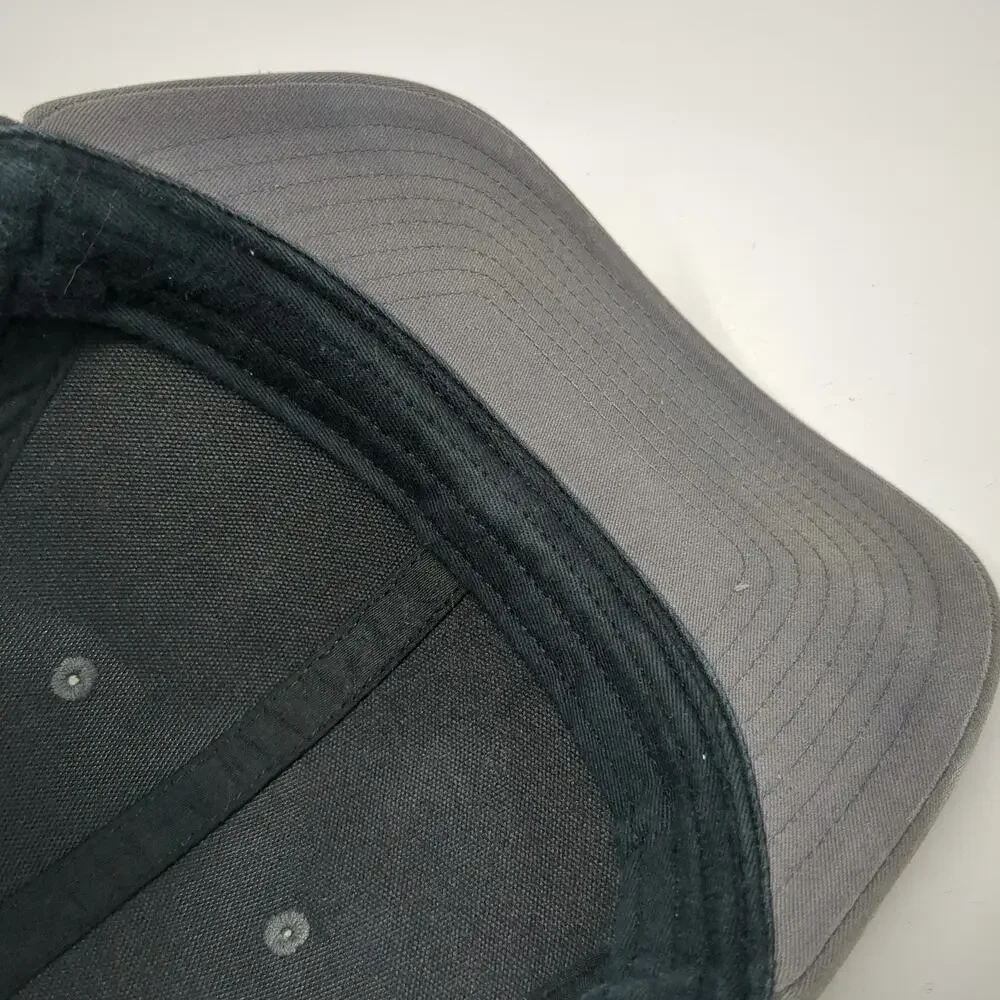 Richardson Snapback Hat Gray One Size Experience More Hiking Mountain Patch